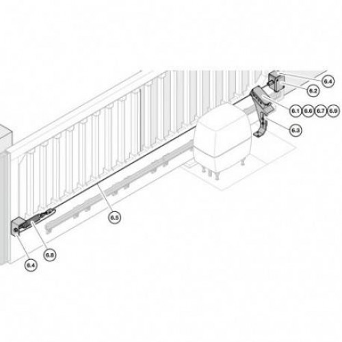 HORMANN Крепление комплекта подключения SKS для LineaMatic P, STA 60, 90, 180, 220